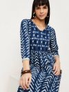 Women Printed V-Neck Straight Kurta