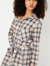 Women Checked Yarn Dyed Tunic