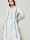 Women’s Striped Straight Kurta – Chic & Professional Daily Wear