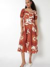 Women’s Printed Midi Dress – Stylish & Comfortable Dress