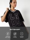 Women Printed Buttersoft Boxy Fit Sports T-shirt