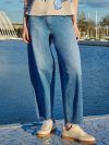 Wide Leg Barrel Jeans
