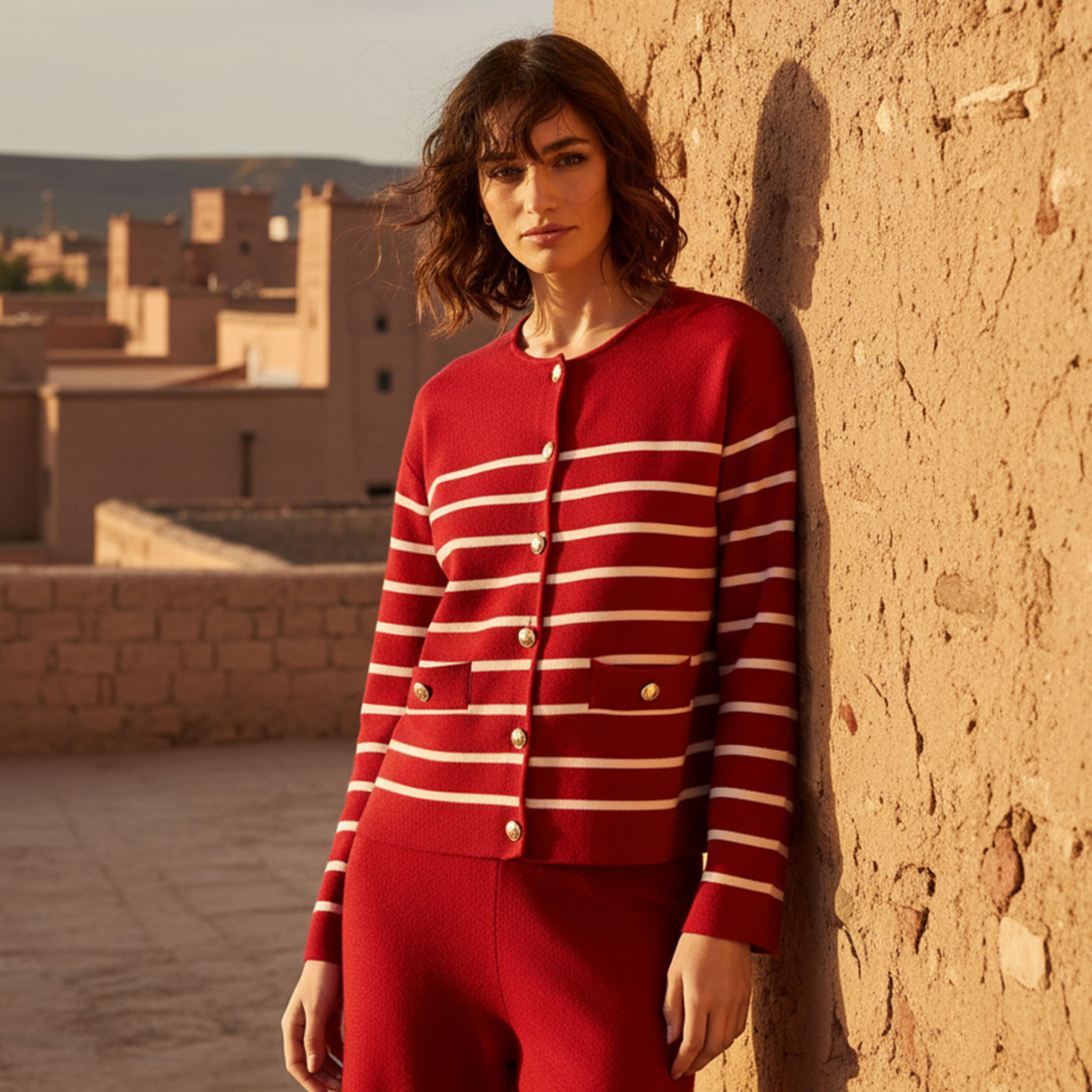 Striped Cardigan for Women – Casual & Comfortable Knitwear