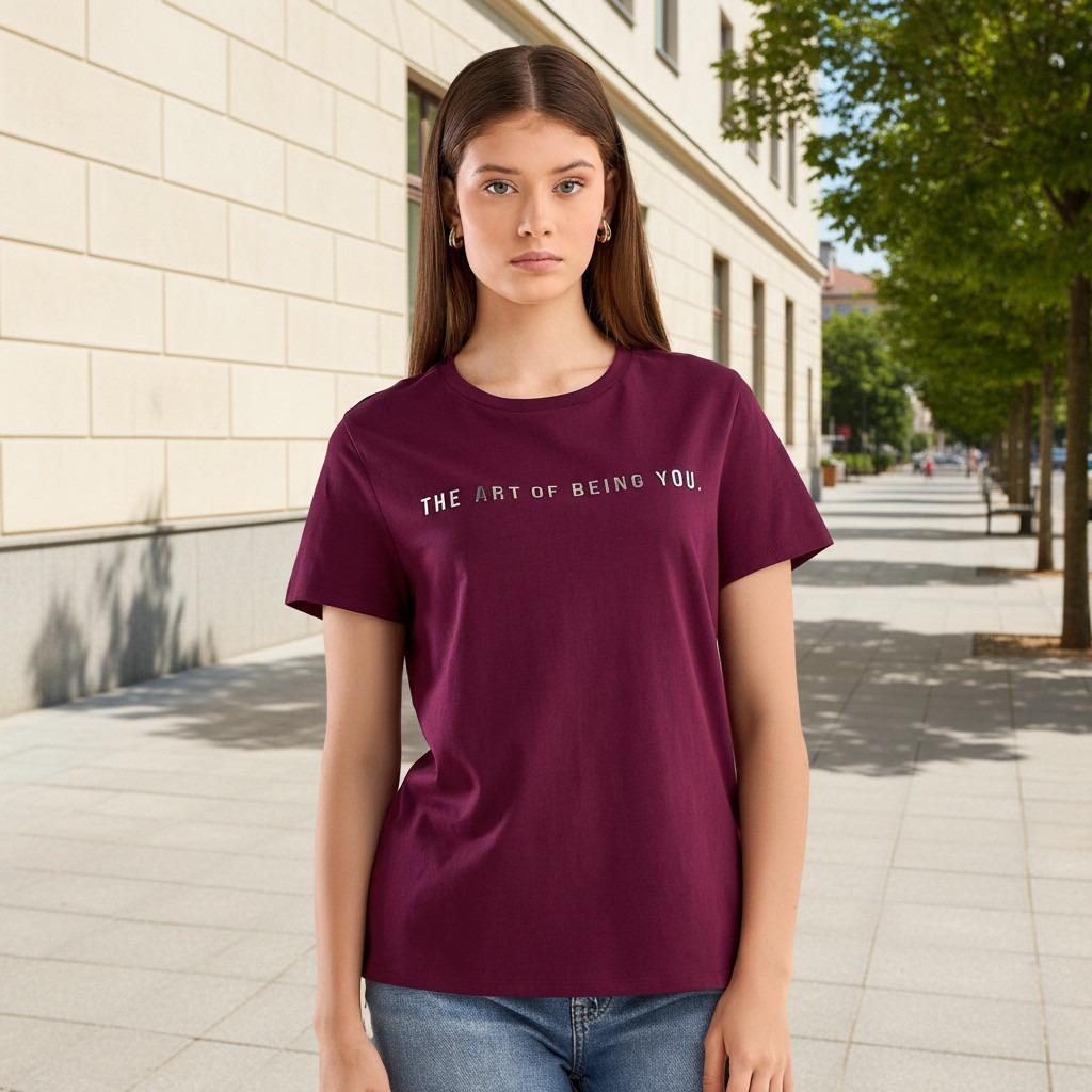 Printed T-shirt for Women – Casual & Trendy Top