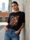 Floral Print Oversized T-shirt