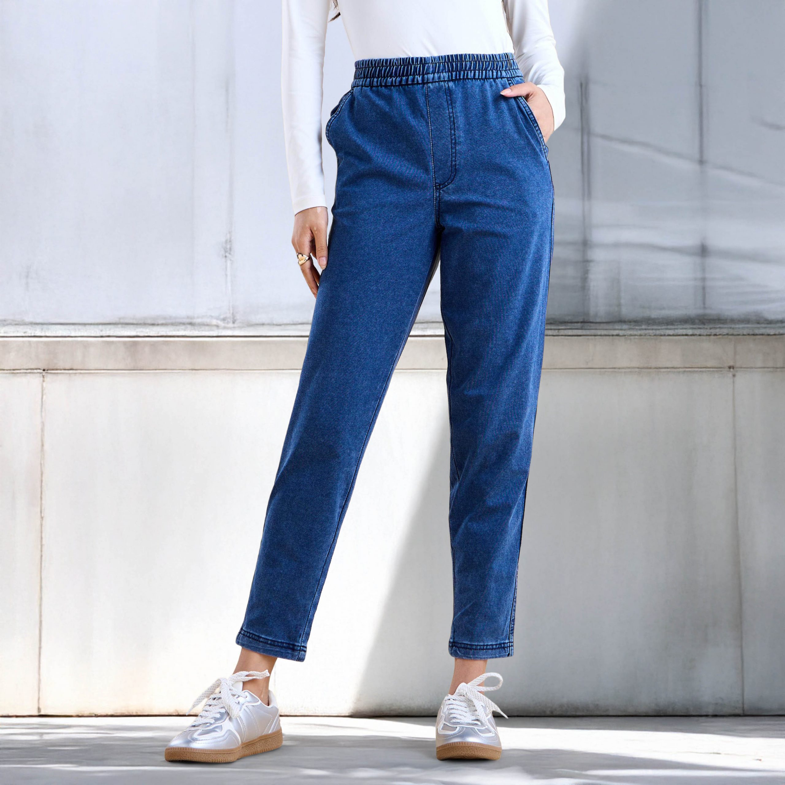 Plain Jeggings with Pockets